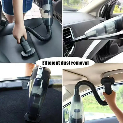 Portable Wireless Handheld Vacuum Cleaner – Powerful Suction, Rechargeable Quick-Charge for Car, Home & Pet Hair