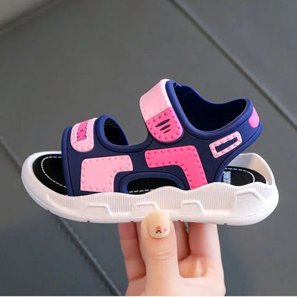 Kids Fashion Sandals — Baby & Toddler Boys’ Soft Sole Non-Slip Summer Shoes for Girls, Beach Casual Footwear Ages 2-10