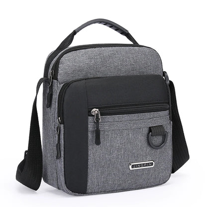 Large Capacity Men's Waterproof Shoulder Bag – Wear-Resistant Backpack with Multiple Pockets for Business