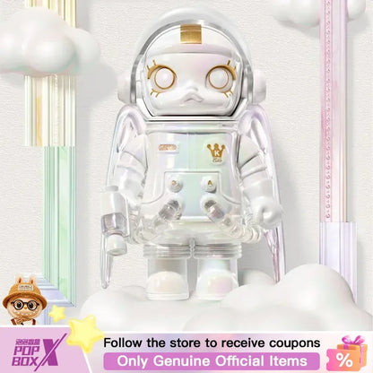 Popmart Mega Space Molly 100% Anniversary Series — 4th Gen Blind Box Collectible Action Figure Toy, Mystery Gift Model