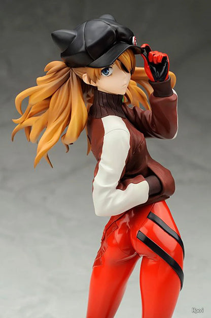 22cm Neon Genesis Evangelion Anime Figure – Asuka Langley Soryu & Rei Ayanami Action Collectible