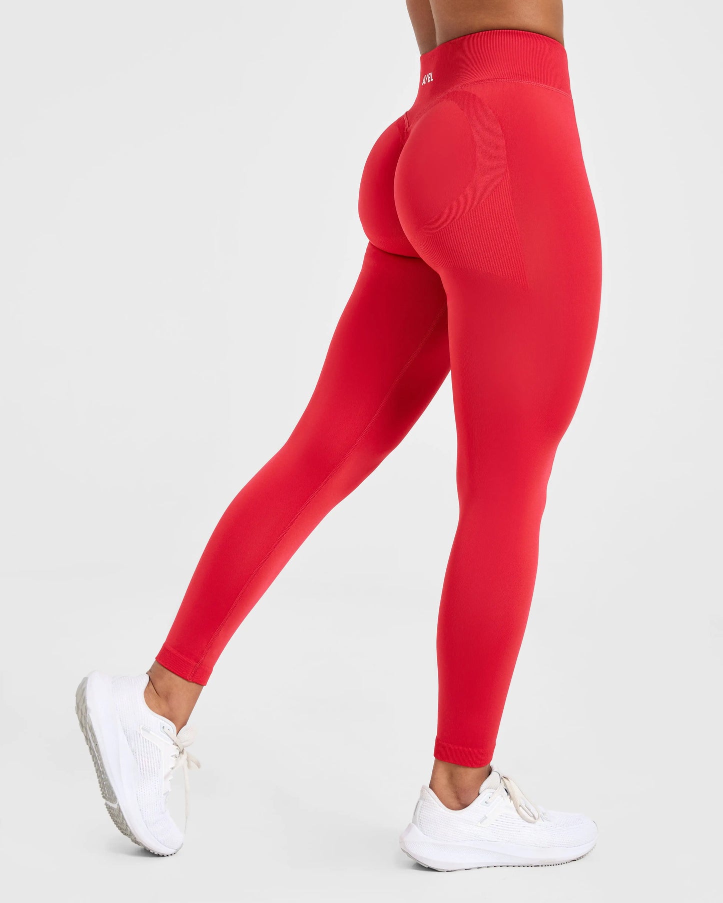 Seamless Scrunch Bum Yoga Leggings for Women – High Stretch Gym Fitness Workout Pants with Low Ribbed Waist Sports Tights