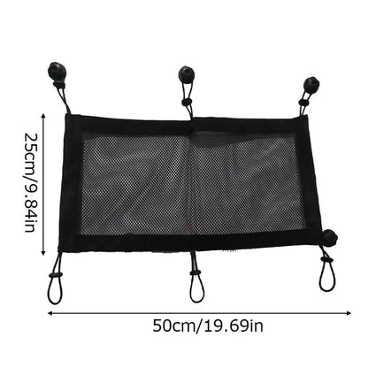 8-Hole Socket Cable Management Net – Under-Desk Cord Organizer Mesh for Flexible Wire and Cable Storage