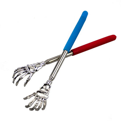 Telescopic Stainless Steel Back Scratcher - Extendable Scratching Massager for Happy and Healthy Living