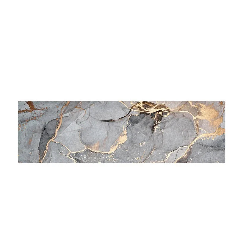 Luxury PVC Leather Kitchen Mat – Waterproof, Non-Slip, Washable Floor Rug for Home Decoration