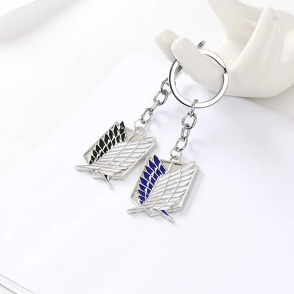 Attack on Titan Wings of Freedom Necklace - Alloy Investigator Logo Anime Pendant Jewelry Party Accessory