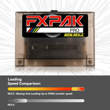 FXPAK Pro SD2 Rev.Z Game Cartridge – 16-Bit SNES/Super Famicom JP/EU/US Console, SA1 RPG Compatible with Cyclone IV