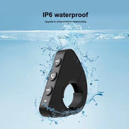 Kebidumei Bluetooth 5.3 Handlebar Remote Controller - Waterproof Wireless Media Control for Motorcycle Helmet Headsets