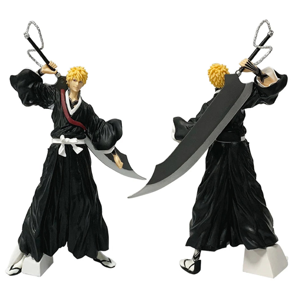 Bleach Anime Figures - Ichigo, Byakuya & Toushirou PVC Action Statues