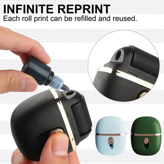 Privacy Protection Roller Stamp - Guard Your Confidential Data with Theft Protection Seal Roller