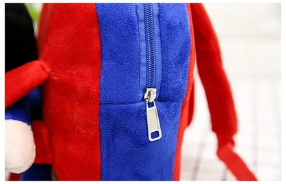 Marvel Series Cartoon Plush Toy Backpack – Cute & Fashionable Kindergarten Leisure Bag for Kids, Holiday Gift