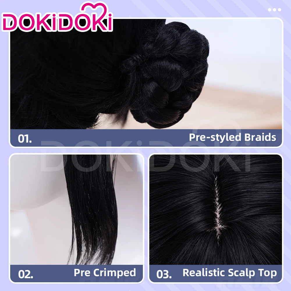 Zoeyy DokiDoki Cosplay Wig – Star Hair Style for Women, Includes Free Wig Cap, Halloween & Costume Props