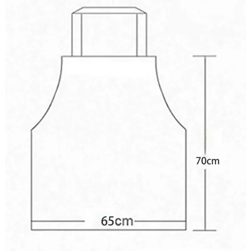 Kitchen Cooking & Baking Apron - Durable, Easy-Clean Protective Apron for Home Kitchens and Catering Services