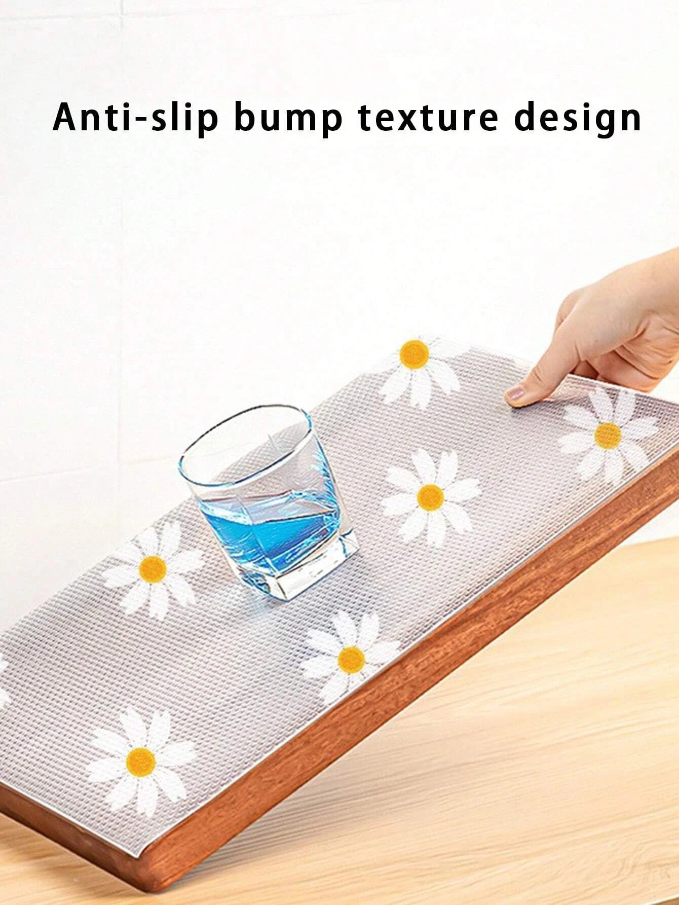 Daisy Shelf Liner — Waterproof EVA Kitchen Cabinet, Fridge & Drawer Mat