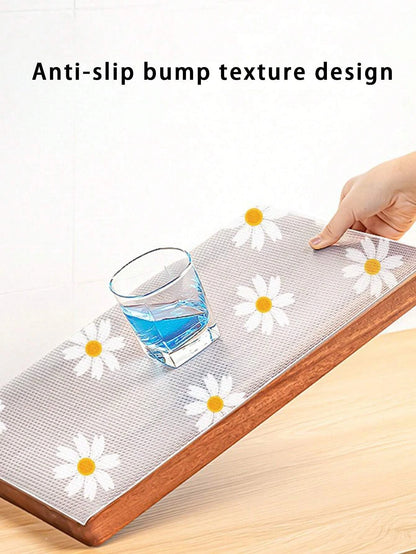 Daisy Shelf Liner — Waterproof EVA Kitchen Cabinet, Fridge & Drawer Mat