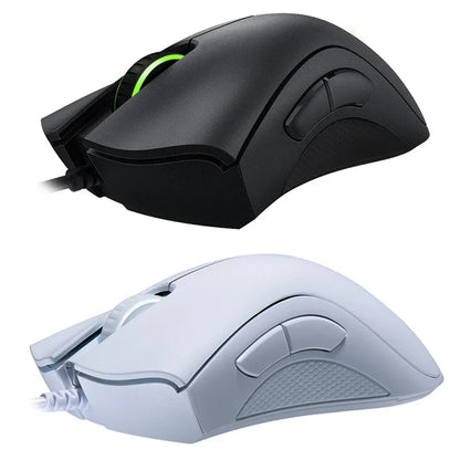 Original Razer DeathAdder Essential Wired Gaming Mouse – 6400 DPI Optical Sensor, 5 Programmable Buttons for PC & Laptop