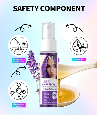 Temporary Hair Color Spray – 30ml DIY Hair Dye for Halloween, Parties & Instant Styling