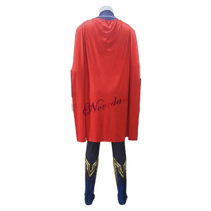 Thor: Love and Thunder Costume – Adult & Kids Fantasia Halloween Anime Superhero Jumpsuit with Cape for Birthday & Party