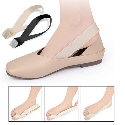 One-Sided Hallux Valgus Corrector: Toe Straightener Tool with Tension Strap for Pain Relief & Toe Separator
