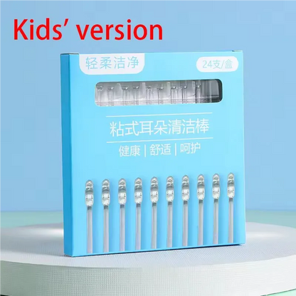 Reusable Earwax Removal Swabs - Sticky Soft Ear Cleaning Picks for Gentle Ear Care, Safe Tool for All Ages