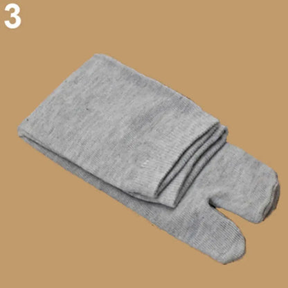 Unisex Split Toe Tabi Socks – Breathable Kimono Ninja Geta Flip Flop Two-Finger Sandal Socks
