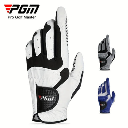 PGM Professional Golf Gloves – Breathable Microfiber, Non-Slip Grip for Club Swing & Putting Training