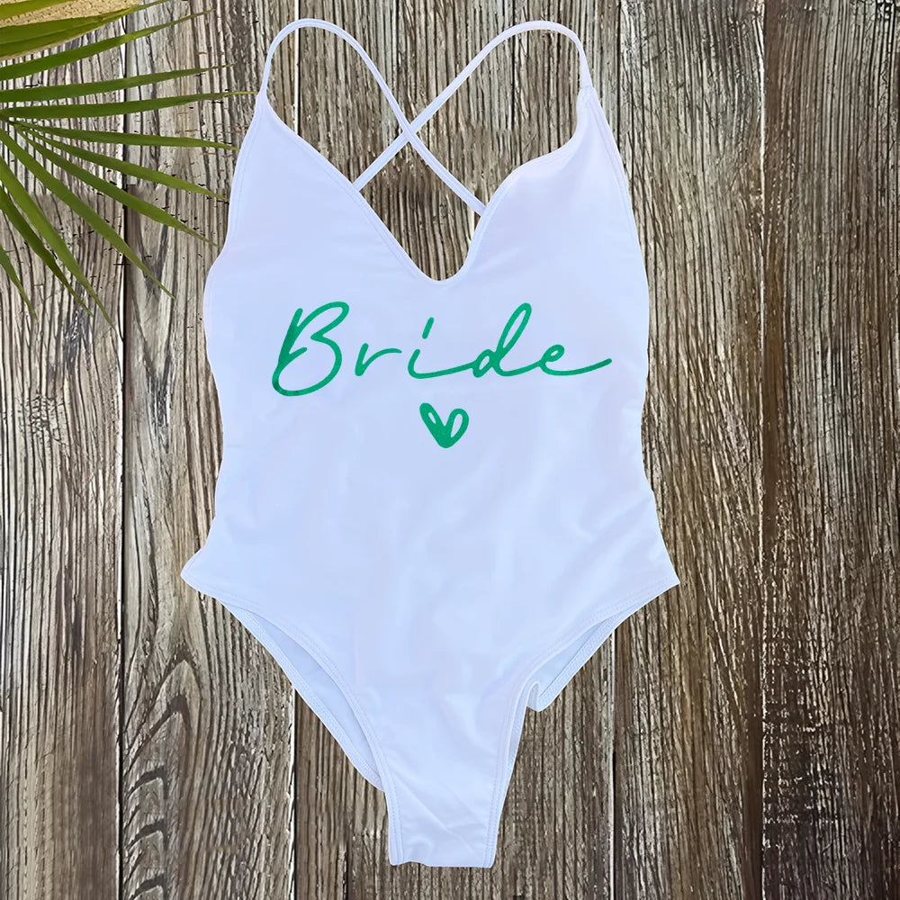 Women's Padded One Piece Swimsuit - Sexy Plus Size Beachwear Bathing Suit for Summer & Bachelorette Parties