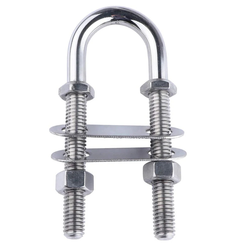 5" Stainless Steel Marine Boat U-Bolt – Stern & Bow Eye Tie Down Accessory