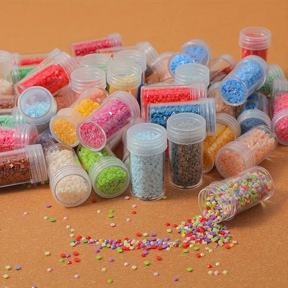 30PCS Bead Storage Bottles – Mini Organizer Containers for DIY Diamond Painting, Rhinestones & Craft Accessories