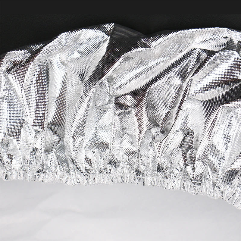 Car Steering Wheel Sun Shade Cover – Foldable Anti-UV Silver Coated Sunscreen Insulation Accessory