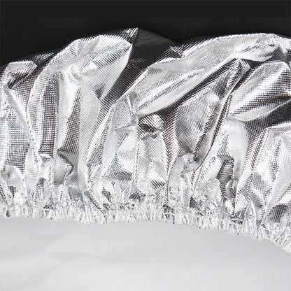 Car Steering Wheel Sun Shade Cover – Foldable Anti-UV Silver Coated Sunscreen Insulation Accessory