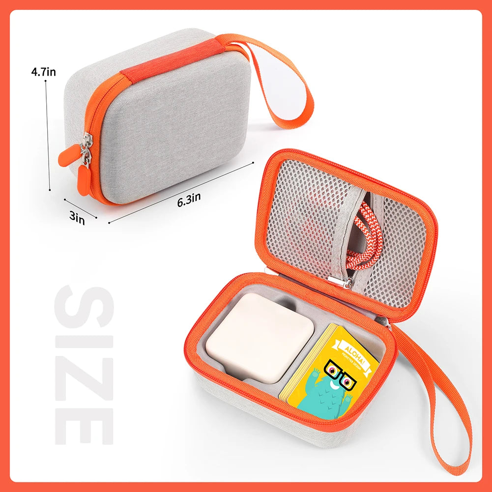 Hard Carrying Case for Yoto Mini Player — Kids Music Player Storage Bag with Large Card Holder