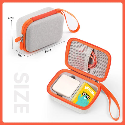 Hard Carrying Case for Yoto Mini Player — Kids Music Player Storage Bag with Large Card Holder