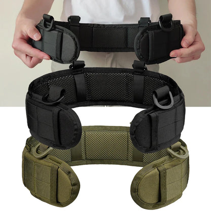 Tactical Nylon Waist Strap: Compatible with Belt for Outdoor Training and Sports