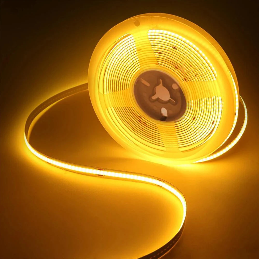DC 5V USB COB LED Strip Light – Flexible 3mm/5mm/8mm Ribbon Rope in Multiple Colors for TV Backlight & Home Decor