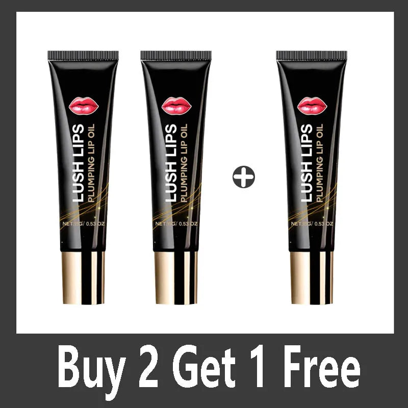 Long-Lasting Volumizing Lip Serum – Plumping Gloss Oil for Fuller Lips, Fine Line Smoothing & Deep Moisturizing Lip Care