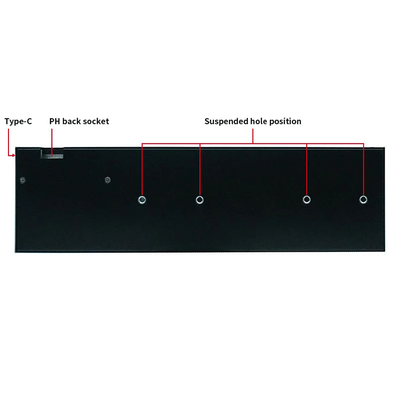 8.8 Inch IPS Type C Secondary Screen – USB-C Interface CPU, GPU, RAM Display, No Need for AIDA64 Monitoring