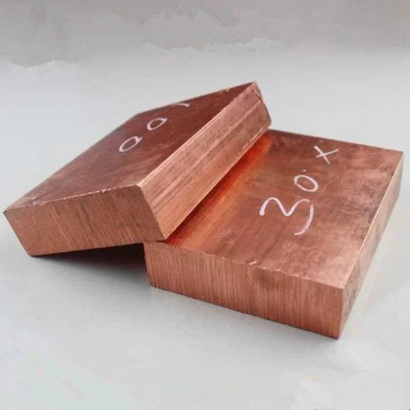 20×30×50mm Pure Copper Block - Solid Copper Plate for Heatsink, Electrode, Plating & DIY CNC Projects