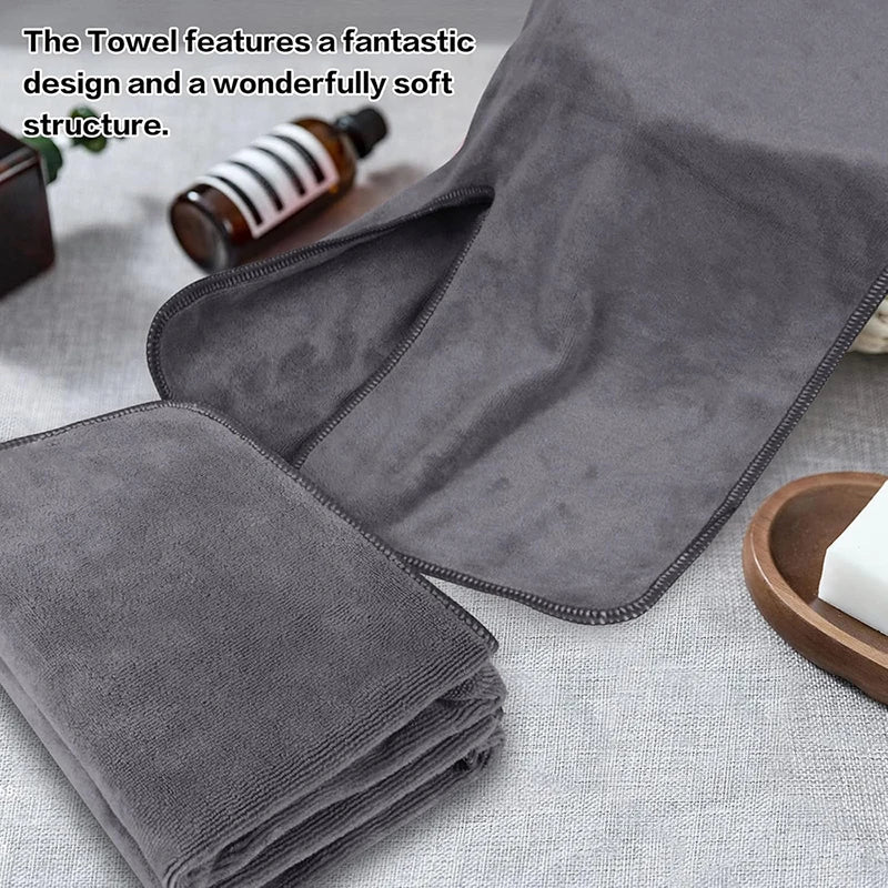 U-Shaped Soft & Absorbent Beauty Towel – Ultra-Fine Fiber Quick-Dry Facial Towel for Salon & Spa Use
