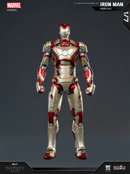 1:7 Original FondJoy Iron Man Action Figures – MK42, MK43, MK5, MK6, MK7 DIY Model, Tony Stark Legend Collection Toy for Kids Gift