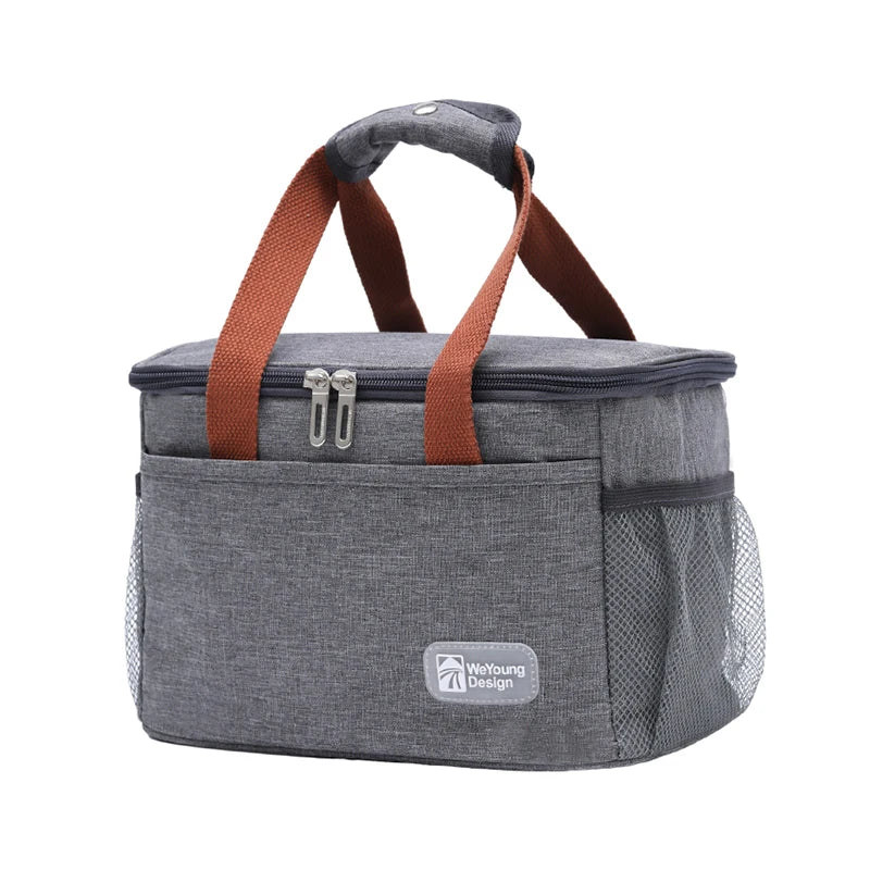 Large Capacity Thermal Insulation Lunch Bag – Oxford Cloth Food Storage Picnic Tote, Portable Cooler Box Bag