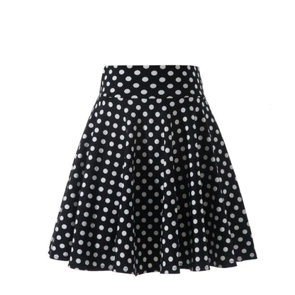 Women’s Flared Mini Skirt with Built-In Shorts – Pleated Skater Style Casual Fashion Skirt, Plus Size 2025 Design