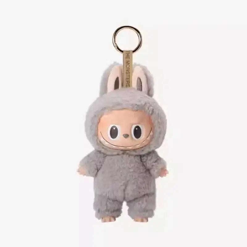 17cm Labubu V1 The Monsters Blind Box - Keychain & Cardiac Macarone Girl Gift with Free Sonny Angel