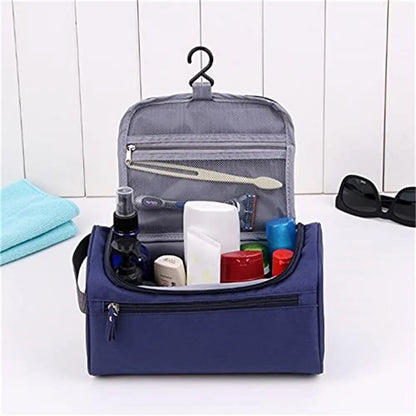 Waterproof Makeup & Cosmetic Organizer Bag – Travel Toiletry Storage Case for Men & Women Beauty Essentials Wash Pouch
