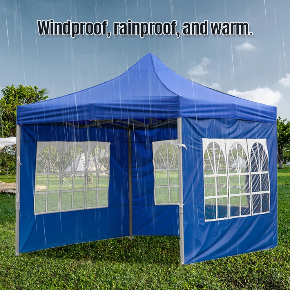 Outdoor Tent Sidewall with Window – Waterproof, Wear-Resistant, UV-Resistant Curtain for Camping Tents