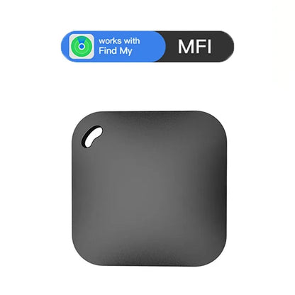 Smart Bluetooth GPS Tracker – iTag Anti-Lost Locator for Car, Keys, Pets & Kids, Works with Apple Find My App (MFI Rated)