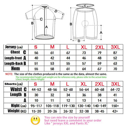 Kids Cycling Jersey Set - Baby Movistar Team Style Road Bike Shirt and Pants Suit for Boys and Girls MTB Riding