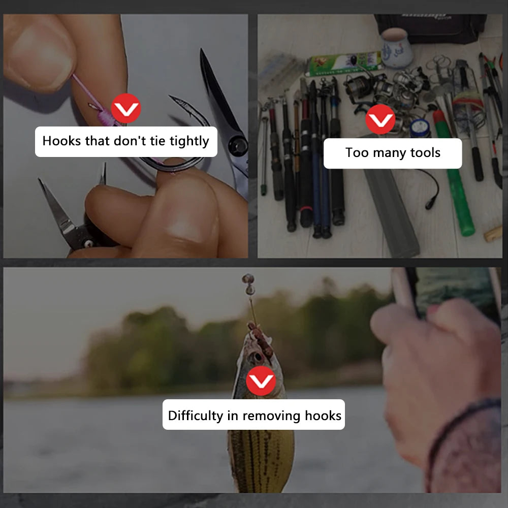 High-Strength Fish Pliers: Ergonomic, Anti-Slip, Multifunctional Tool for Cutting Fishing Line, Tying Hooks - Angling Equipment Essential