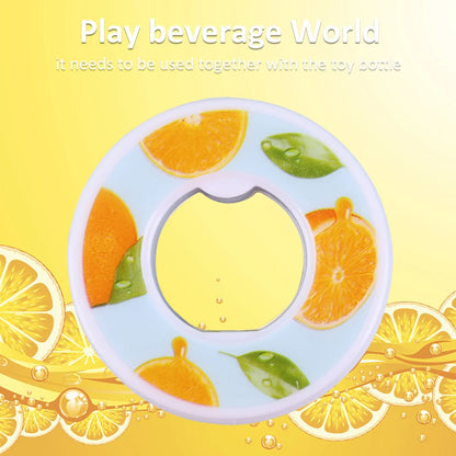 Flavored Sports Water Bottle with Scented Pods – 0 Calorie Fragrance Ring Drinking Cup