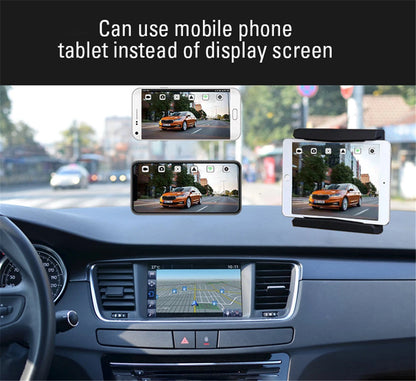 Wireless Car Rear View Camera — HD 170° Waterproof Backup Camera for Android & iOS, 12V/24V